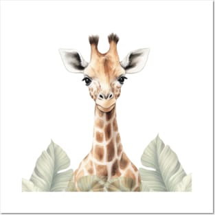 Jungle Animals Giraffe Nursery Art Posters and Art